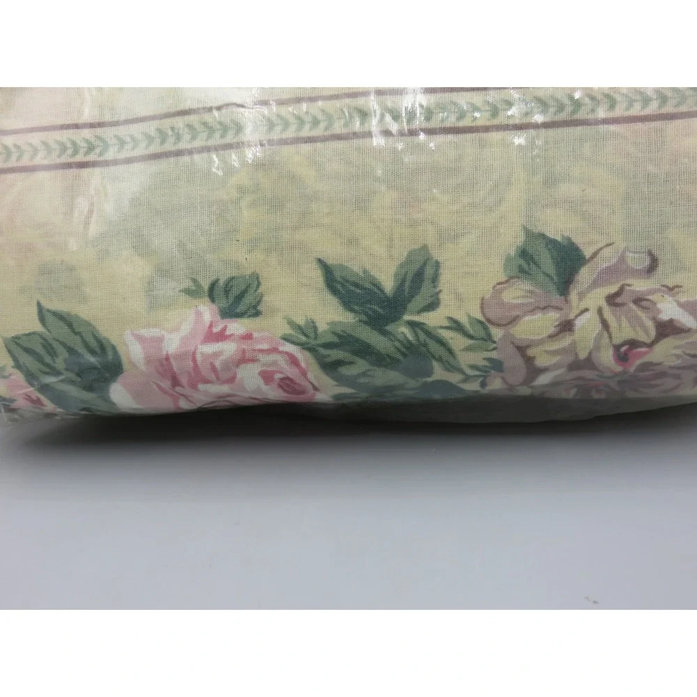 Signature King Bed Set 4pc Floral Rose Pink Green Deep Pocket Cotton Blend New